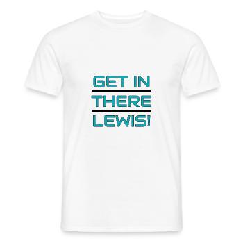 Lewis Team Radio Rennen Motorsport Sieg Geschenk - Männer T-Shirt - Weiß - Vorne - AI Model Male 178 dark (178cm)