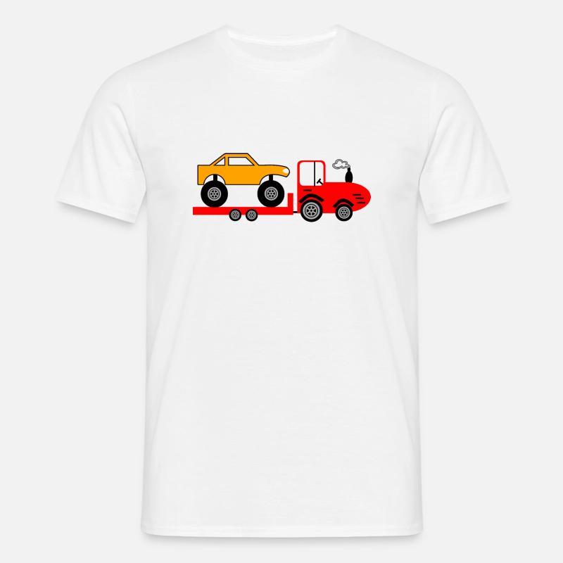 Traktor - Männer T-Shirt - Weiß