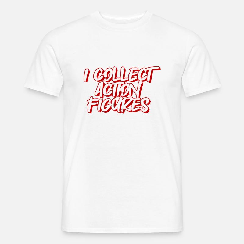 I Collect Action Figures 4 - Männer T-Shirt - Weiß