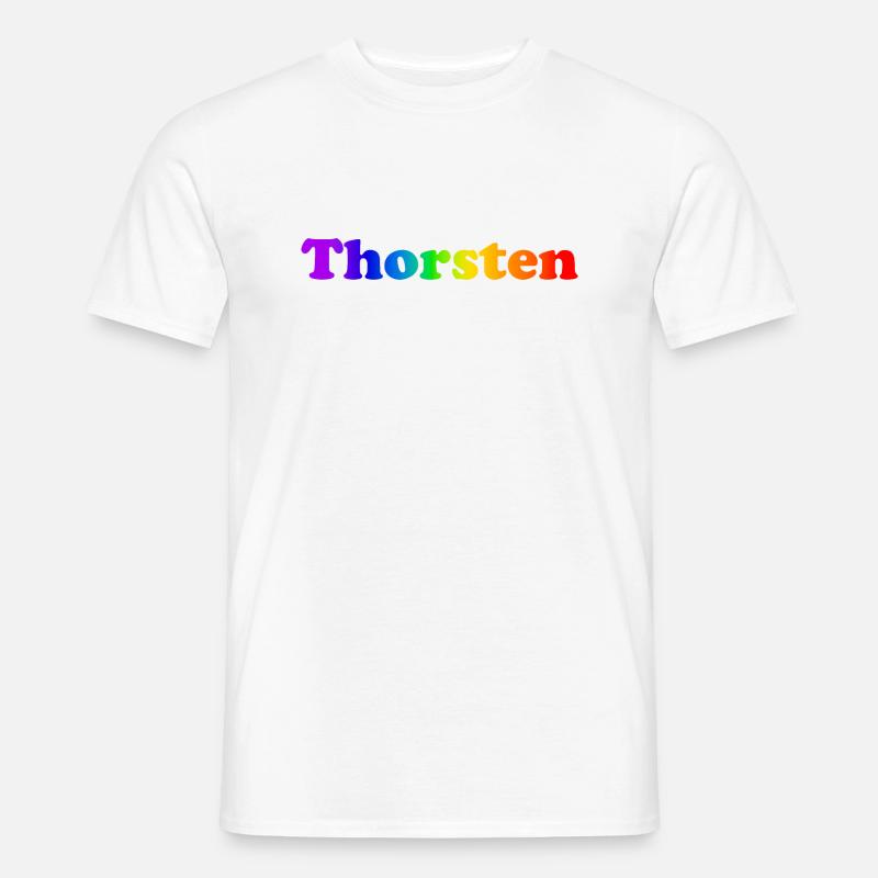 Thorsten - Männer T-Shirt - Weiß