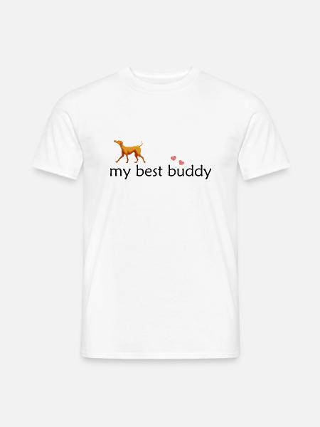 Dog Hund - Männer T-Shirt - Weiß