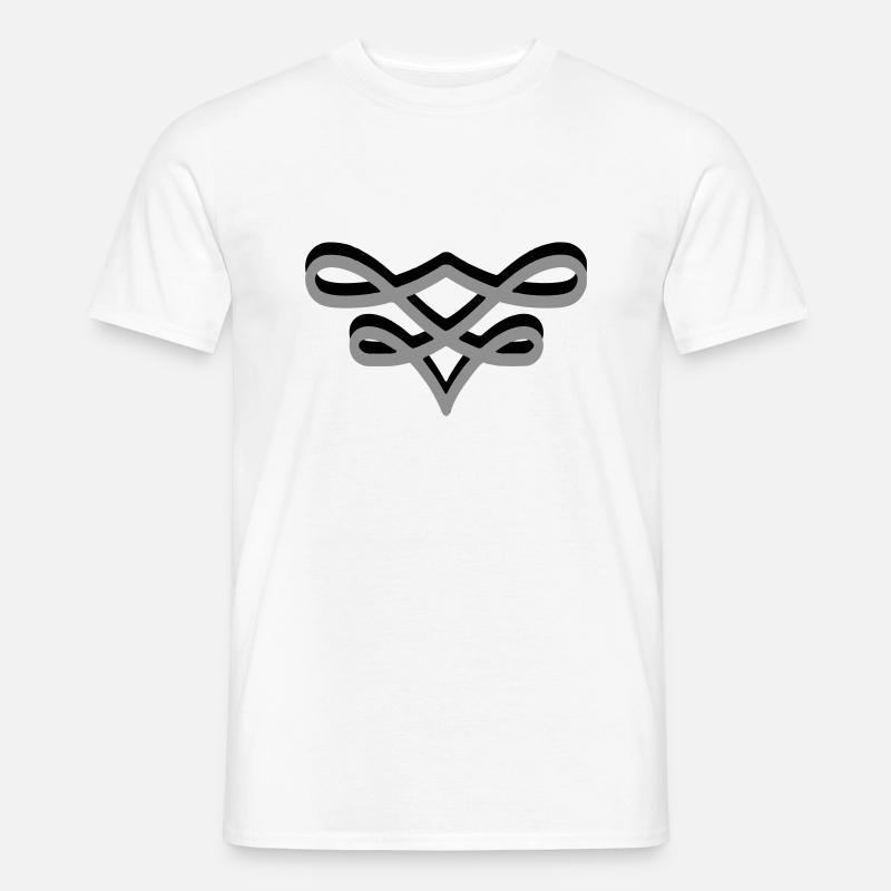 S’épanouit petit 2 bicolore - T-shirt homme - blanc