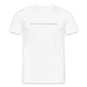 Teufel - Männer T-Shirt - Weiß - Vorne - AI Model Male 178 dark (178cm)