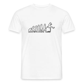 Hürdenlauf Geschenk Hürdenläufer Leichtathletik - Männer T-Shirt - Weiß - Vorne - AI Model Male 178 dark (178cm)