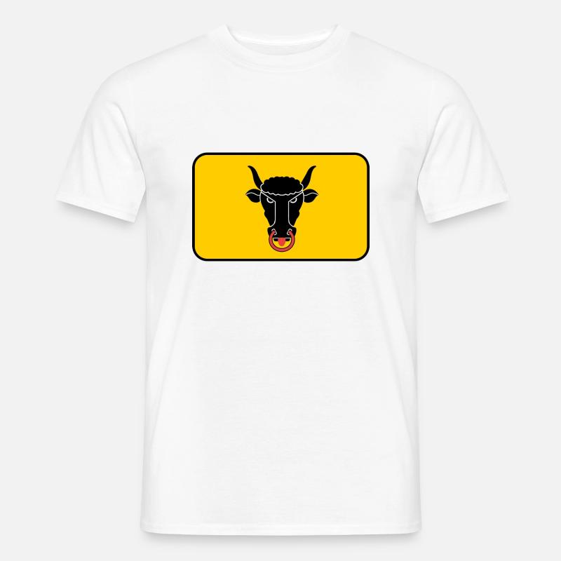 Flaggenvignette oder Logo von Uri - Männer T-Shirt - Weiß