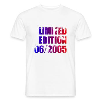 20e anniversaire Edition Limitée 06/2005 - T-shirt homme - blanc - Devant - AI Model Male 178 dark (178cm)