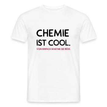 Chemie ist cool - Männer T-Shirt - Weiß - Vorne - AI Model Male 178 dark (178cm)