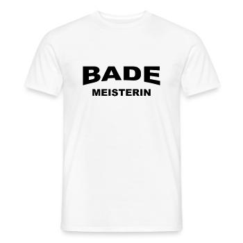 Bademeisterin Text - Männer T-Shirt - Weiß - Vorne - AI Model Male 178 dark (178cm)