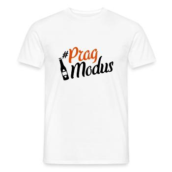 prag modus beer - Männer T-Shirt - Weiß - Vorne - AI Model Male 178 dark (178cm)