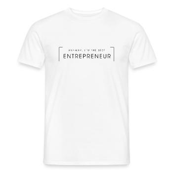 Ich bin der beste Unternehmer - Männer T-Shirt - Weiß - Vorne - AI Model Male 178 dark (178cm)