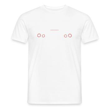 fire GTR car - Men's T-Shirt - white - Front - AI Model Male 178 dark (178cm)