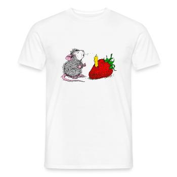Rat et anniversaire - T-shirt homme - blanc - Devant - AI Model Male 178 dark (178cm)