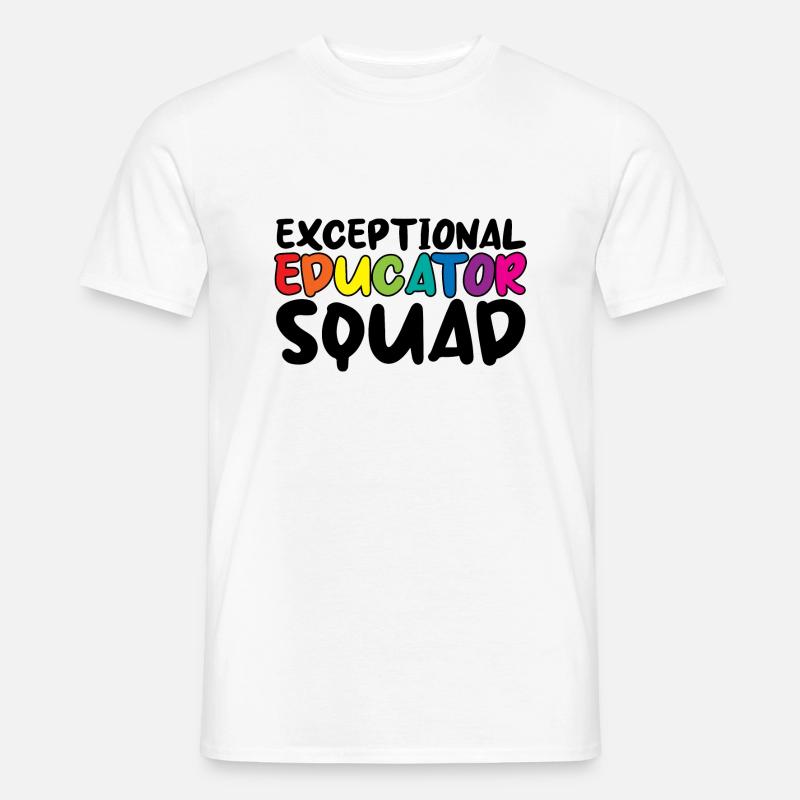 Exceptional Educator Squad - Männer T-Shirt - Weiß