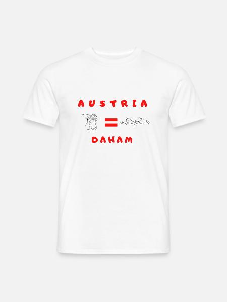 Austria - Männer T-Shirt - Weiß