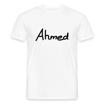 Ahmed - T-shirt homme - blanc - Devant - AI Model Male 178 dark (178cm)