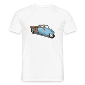 Oldtimer Tempo - Männer T-Shirt - Weiß - Vorne - AI Model Male 178 dark (178cm)