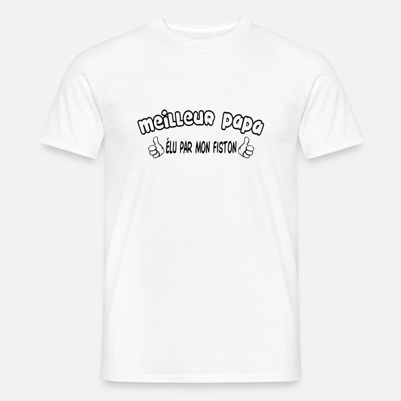 BESTER VATER - Männer T-Shirt - Weiß
