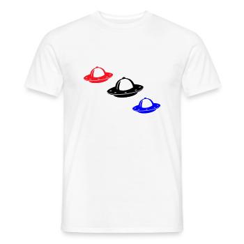 Ovnis - T-shirt homme - blanc - Devant - AI Model Male 178 dark (178cm)