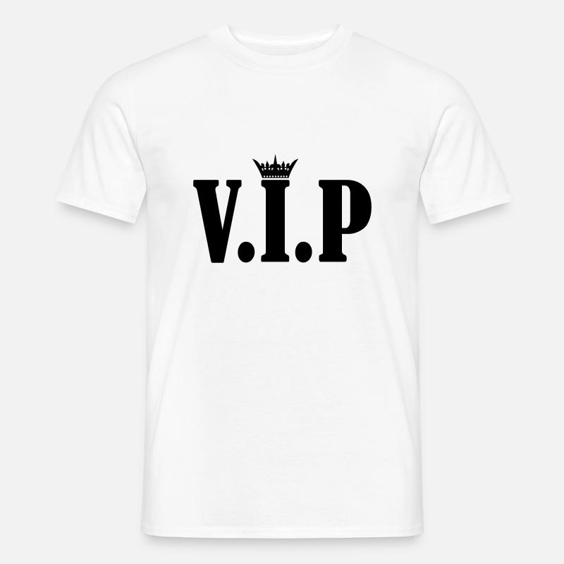 vip crown - Männer T-Shirt - Weiß