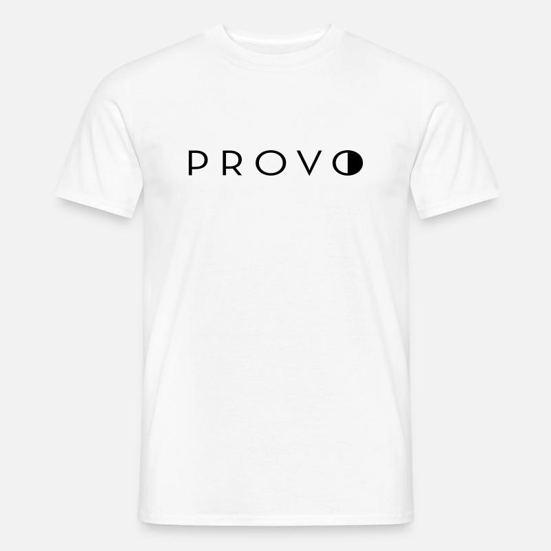 provo - Männer T-Shirt - Weiß