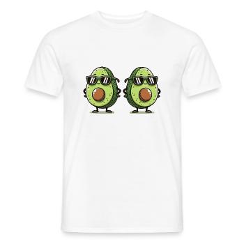 Avocado Comic 2 - Männer T-Shirt - Weiß - Vorne - AI Model Male 178 dark (178cm)