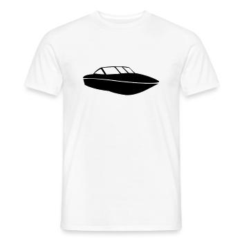 Boat de - Männer T-Shirt - Weiß - Vorne - AI Model Male 178 dark (178cm)