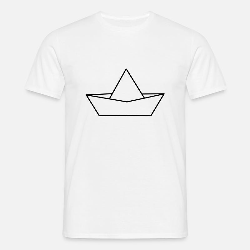 Boot - Männer T-Shirt - Weiß