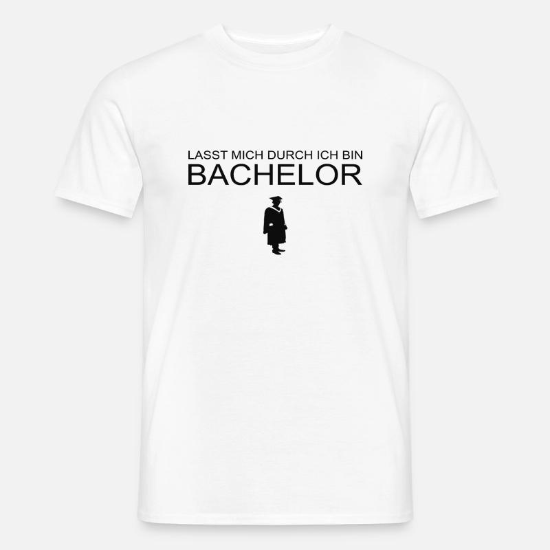 Bachelor - Männer T-Shirt - Weiß