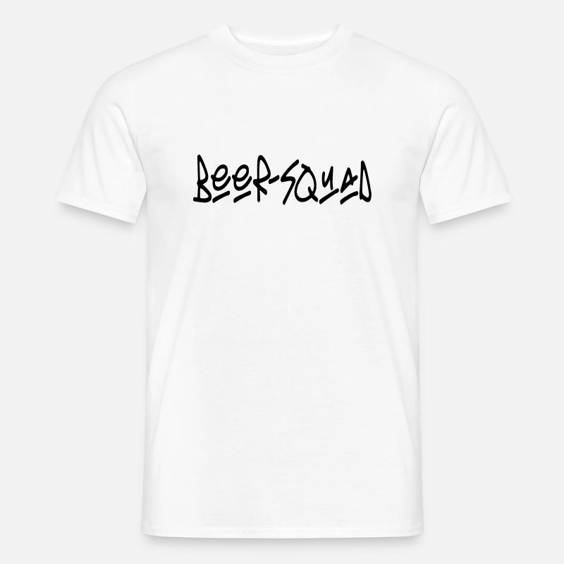 beer-squad - Männer T-Shirt - Weiß