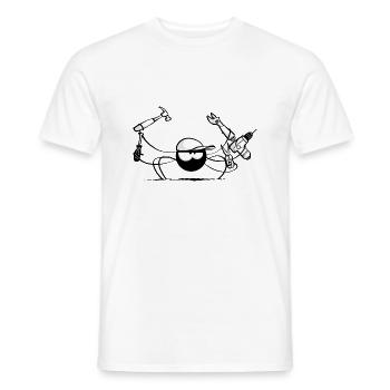 Beth the Spider - The DIY - Men's T-Shirt - white - Front - AI Model Male 178 dark (178cm)