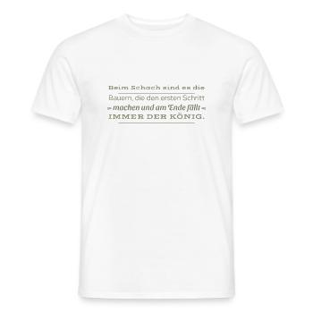 Bauer Landwirt - Männer T-Shirt - Weiß - Vorne - AI Model Male 178 dark (178cm)