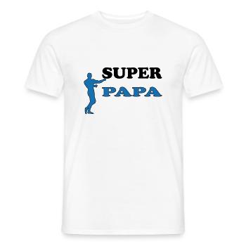 DAD - Men's T-Shirt - white - Front - AI Model Male 178 dark (178cm)