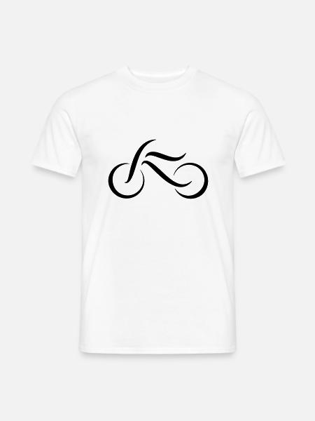 RIDE YOUR BIKE - Men's T-Shirt - white