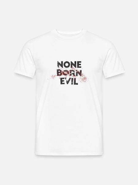 Teufel - Männer T-Shirt - Weiß