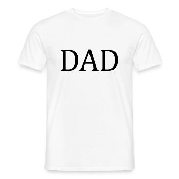 Dad - Männer T-Shirt - Weiß - Vorne - AI Model Male 178 dark (178cm)