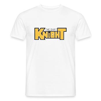 Le lettrage Dart Knight - T-shirt homme - blanc - Devant - AI Model Male 178 dark (178cm)
