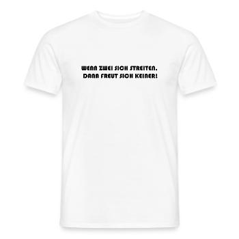Streit - Männer T-Shirt - Weiß - Vorne - AI Model Male 178 dark (178cm)