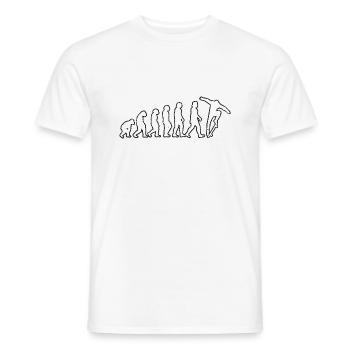 Skateboard Skaten Skater Skateboarding Skate-Fan - Männer T-Shirt - Weiß - Vorne - AI Model Male 178 dark (178cm)