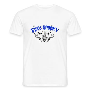 stay spooky - Männer T-Shirt - Weiß - Vorne - AI Model Male 178 dark (178cm)