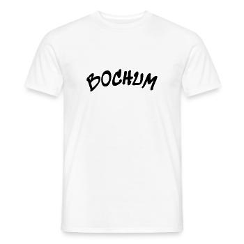 Bochum - Deutschland - Germany - Ruhrpott - Männer T-Shirt - Weiß - Vorne - AI Model Male 178 dark (178cm)