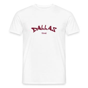 Dallas - Texas - USA - Amerika - Männer T-Shirt - Weiß - Vorne - AI Model Male 178 dark (178cm)