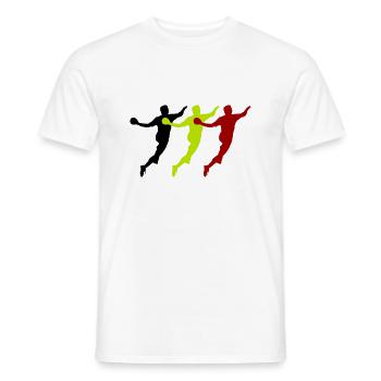 handballer belgien - Männer T-Shirt - Weiß - Vorne - AI Model Male 178 dark (178cm)