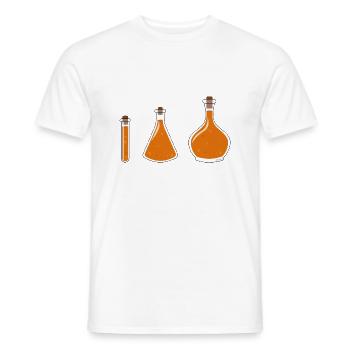 Orange potions - Men's T-Shirt - white - Front - AI Model Male 178 dark (178cm)