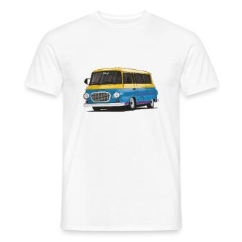 Barkas B1000 // Illustration - T-shirt homme - blanc - Devant - AI Model Male 178 dark (178cm)