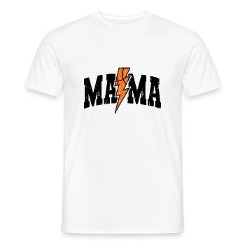 Basketball Mama Blitz Design - Männer T-Shirt - Weiß - Vorne - AI Model Male 178 dark (178cm)