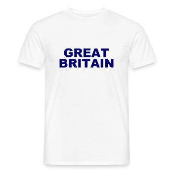 Great Britain - England - Soccer - Fußball - Männer T-Shirt - Weiß - Vorne - AI Model Male 178 dark (178cm)