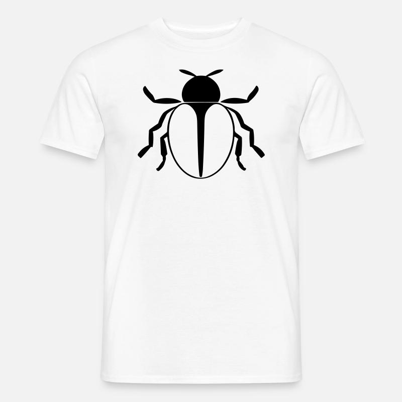 Marienkäfer - Männer T-Shirt - Weiß