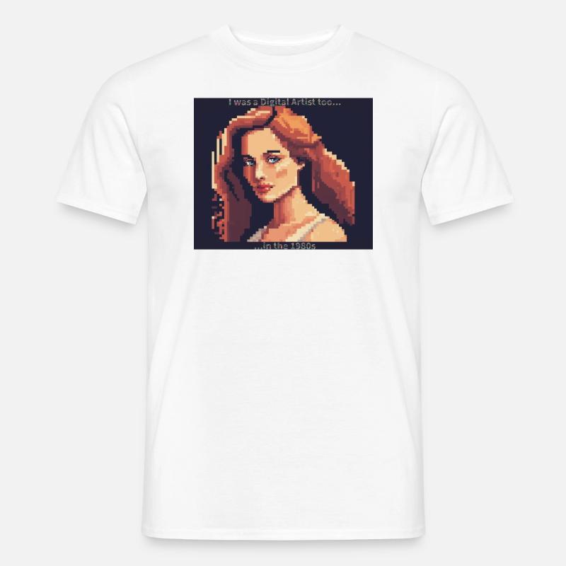 Digitale Kunst - Männer T-Shirt - Weiß