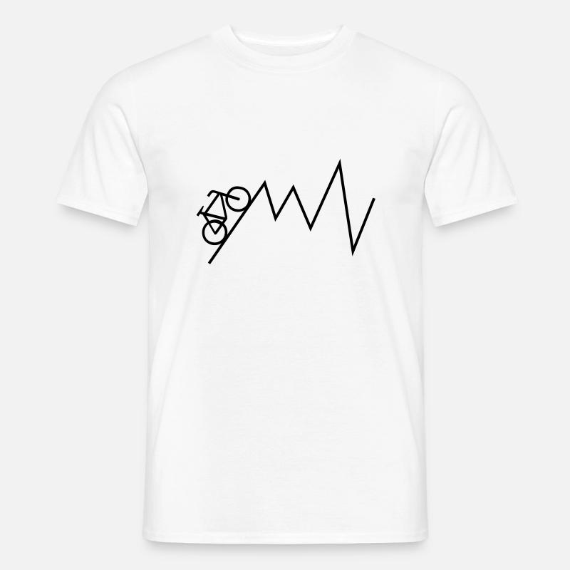radfahrer - Männer T-Shirt - Weiß