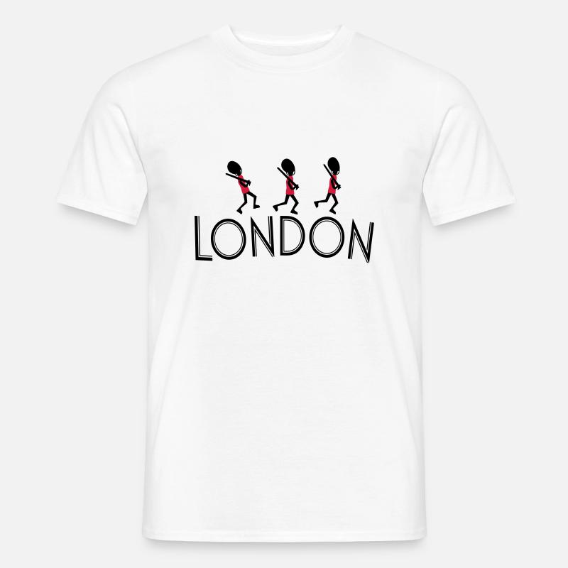 London_text_Qurards - Männer T-Shirt - Weiß